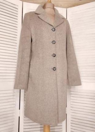 Теплое шерстяное пальто 38-40 распродаж шерсть альпака6 фото
