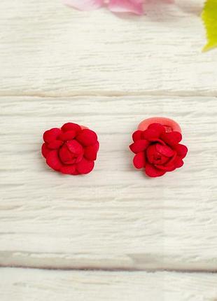 Розочки на резинках,на первые хвостики.