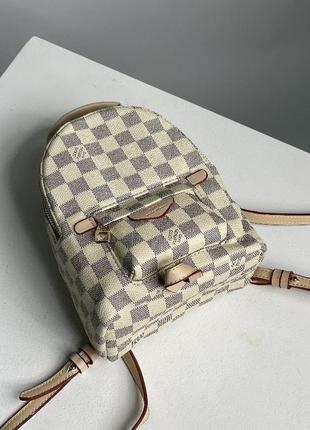 Стильный женский рюкзак брендовый palm springs mini ivory 21см ks50