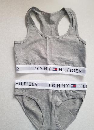 Набор tommy hilfiger топ+слипы