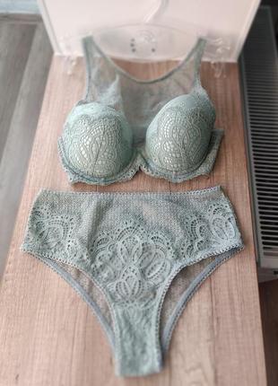 Комплект victoria's secret bra dream angels р. 70 d, трусы xs4 фото