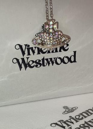 Підвіска серце vivienne westwood heart намисто вів'єн вествуд кольє vivienne westwood золотого та срібного  кольору3 фото