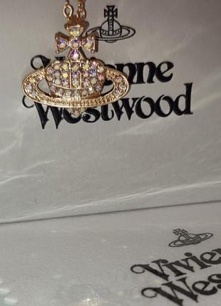 Підвіска серце vivienne westwood heart намисто вів'єн вествуд кольє vivienne westwood золотого та срібного  кольору4 фото