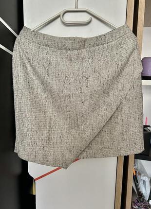 H&m юбка бежевая 38-40