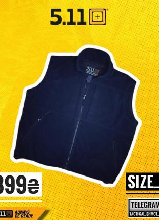 Tactical 5.11 куртка флисовая жилетка безрукавка l1 фото