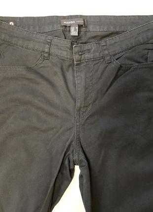 Черные классические брюки mango, брюки женские классические, брюки черные7 фото