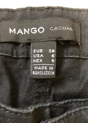 Черные классические брюки mango, брюки женские классические, брюки черные4 фото