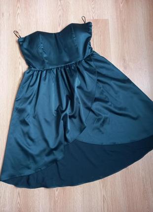 Платье, атлас, размер s-м.4 фото