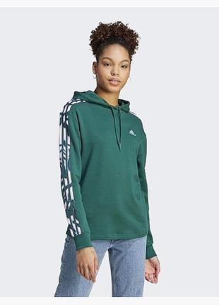 Худі adidas vibrant print 3-stripes hoodie green il5874