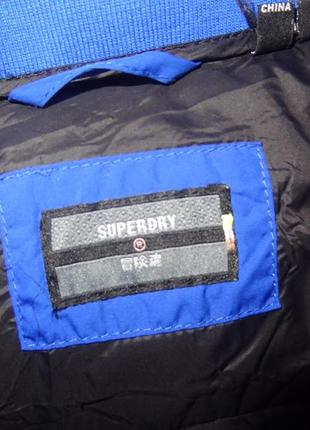 Стеганая куртка-бомбер superdry осень весна размера. m l 407 фото