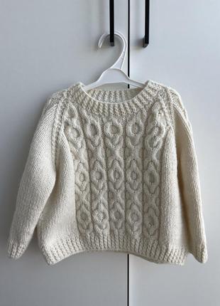 Винтажный вязаный свитер, свитерик, little angel, кофта, кофточка, кардиган2 фото