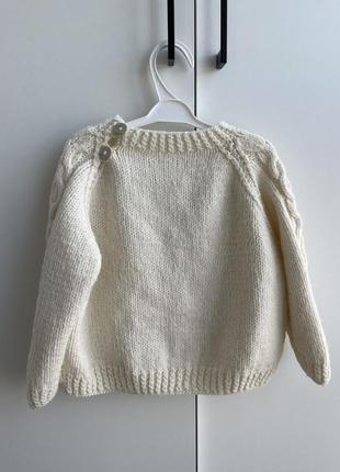 Винтажный вязаный свитер, свитерик, little angel, кофта, кофточка, кардиган4 фото