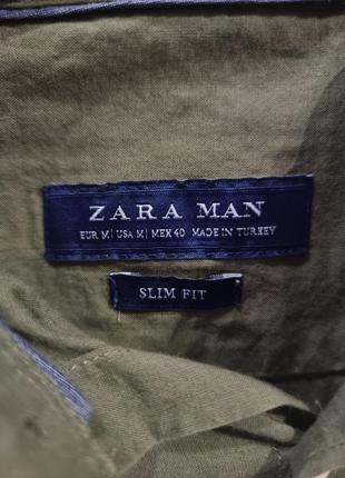 Чоловіча сорочка zara man,розмір m5 фото