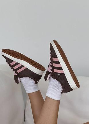 Adidas campus 00s brown/pink, кросівки, кроссовки4 фото