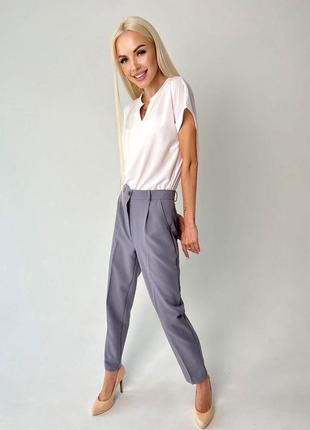 Класичні вкорочені брюки6 фото