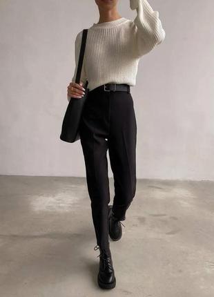 Класичні вкорочені брюки2 фото