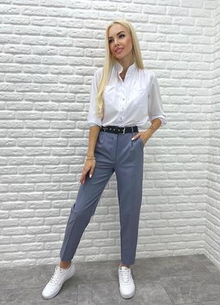 Класичні вкорочені брюки5 фото