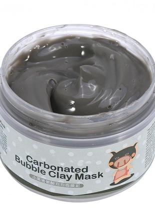 Маска для обличчя bioaqua little black ping bubble mask mud глиняно-бульбашкова 100 мл3 фото