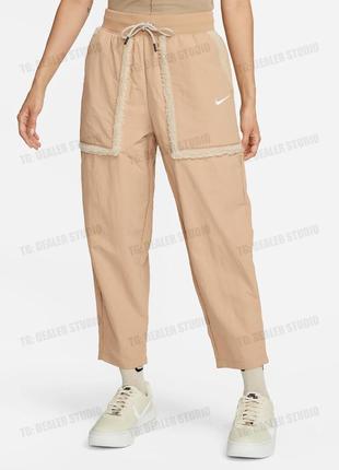 Жіночі штани nike nsw essential woven sweatpants плюшеві кишені2 фото