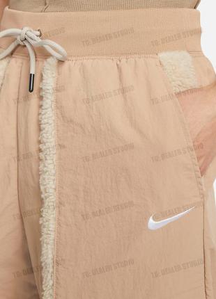 Жіночі штани nike nsw essential woven sweatpants плюшеві кишені4 фото