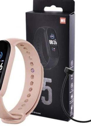 Смарт браслет m5 smart bracelet фітнес трекер watch bluetooth.