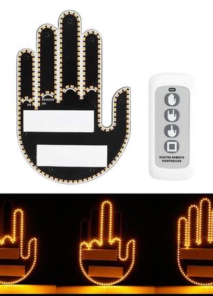 Светодиодная наклейка для авто creative gesture car light led с пультом + чехол на кп3 фото