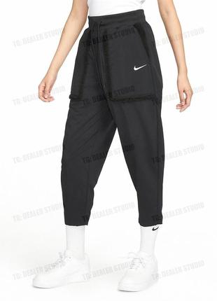 Жіночі штани nike nsw essential woven sweatpants плюшеві кишені2 фото