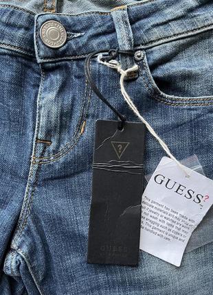 Джинси guess skinny жіночі темно сині з паєтками р.24 нові5 фото