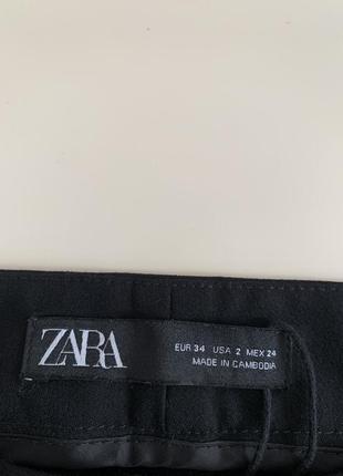 Брюки классические брюки zara черные базовые женские9 фото