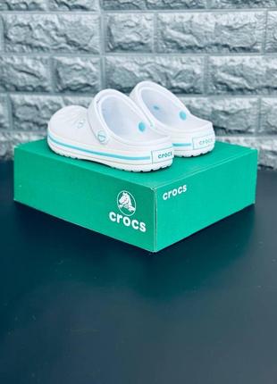 Крокс женские белые кроксы crocs классические шлепанцы5 фото