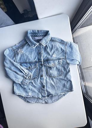 Пиджак джинсовый zara , джинсовка зара, піджак джинсовий