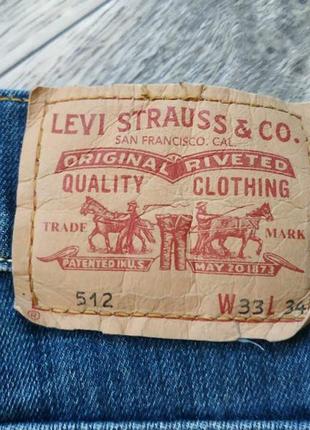 Levi's 512 оригинал джинсы, штаны, брюки7 фото