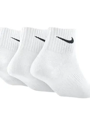 Короткі білі носки nike, найк чоловічі та жіночі середні