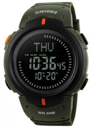 Часы наручные мужские skmei 1231ag army green.