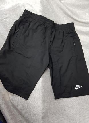 Шорты nike черные трикотаж