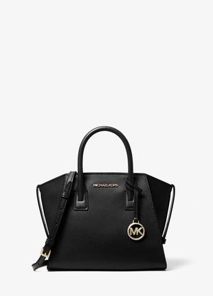 Сумка michael kors avril small leather top-zip satchel оригинал