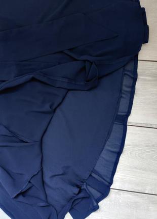 Качественное нарядное легкое нежное шифоновое платье 12 l 40 р8 фото