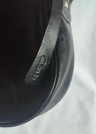 Сумка черная кожаная кросс боди clarks3 фото
