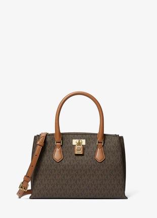 Сумка michael kors ruby small logo satchel оригинал2 фото