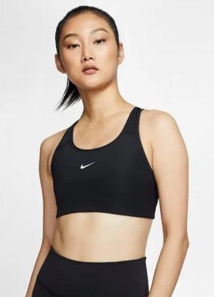 Спортивный топ женский nike w nk df swsh 1pp bra (bv3636-010) оригинал