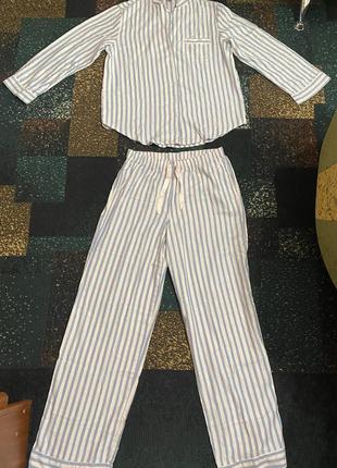 Пижама victoria's flannel long pj set оригинал