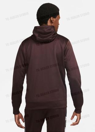 Чоловіче худі на блискавці nike nsw repeat pk fz hoodie brown3 фото