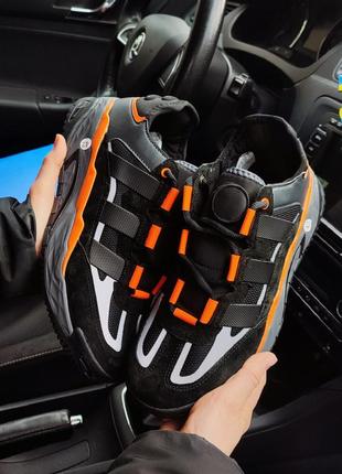 Чоловічі кросівки adidas date чорні з помаранчевим