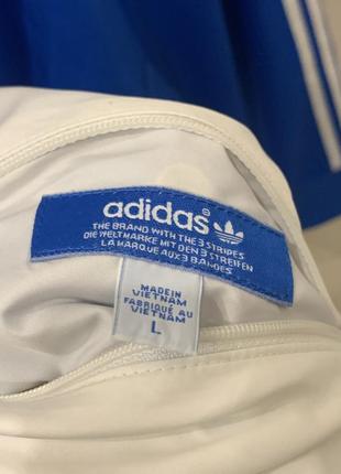 Вітровка adidas синя спортивна куртка4 фото