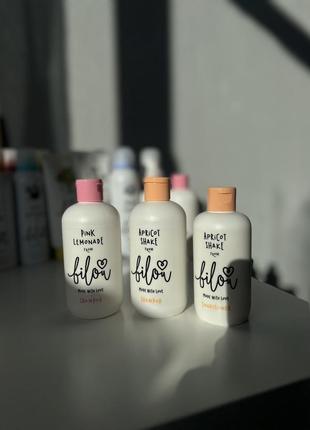 Шампунь и кондиционер для волос женский белоу bilou shampoo pink lemonade apricot shake3 фото