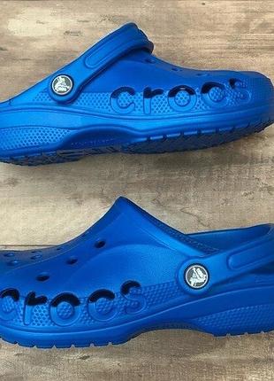 Крокс бая клог сині crocs baya clog bright cobalt