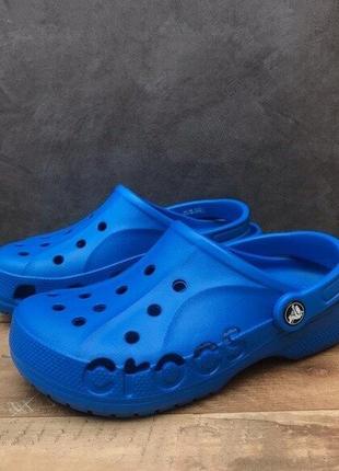 Крокс бая клог сині crocs baya clog bright cobalt