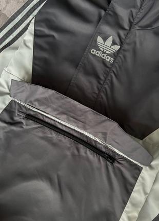 Adidas sports suit anorak gray.4 фото