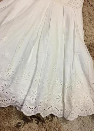 Супер цена! нереально красивое белоснежное платье с натуральной ткани yumi2 фото