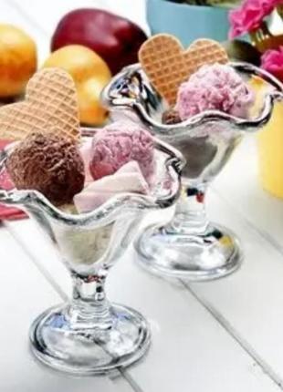 Креманки для десертов , желе, мороженого набор 6 шт